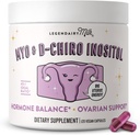 Legendairy Milk Pure Inositol Suplemento - Myo Inositol y D-Chiro Inositol Capsules - Ideal 40:1 Ratio - Ovarian &amp; Fertilidad Soporte para Mujeres - 30 Day Supply