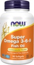 AHORA Suplementos, Super Omega 3-6-9 1200 mg con una mezcla de aceites de semilla de pescado, borrado y lino, 90 Softgels