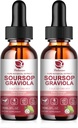 Soursop Graviola Liquid Drop - Pure Leave & Fruit Complex - 4X Effectiveness - Soursop Bitters Liquid for Immunity, Liver &amp; Antioxidant, Herbal Goodness, 2 Month Supply, 4 Fl Oz
