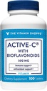 La Vitamina Shoppe Active-C con Bioflavonoides, apoya la inmunidad, la salud vascular, antioxidante, 500 MG (100 Tabletas)
