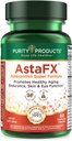 Productos de pureza AstaFX Astaxanthin Antioxidant Super Fórmula de Pruebas clínicas 4 mg AstaREAL con Tocotrienols (Vitamin E) + BioPerine Black Pepper + Piperine - 60 cápsulas vegetarianas
