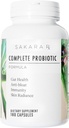 Sakara Probiótico Completo - Prebióticos y Probióticos para Mujeres Suplementos de Salud Digestivo, Apoyos Bloating, Sistema Inmunitario " Radiancia de la piel, Salud Gut para Mujeres con 3 millones de CFU - 180 cápsulas