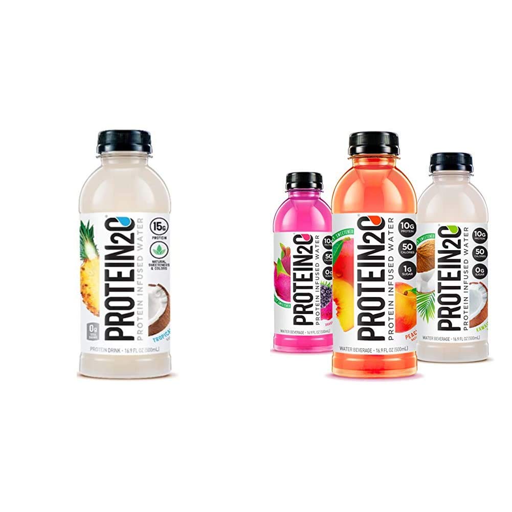 Protein2o Whey Protein Infused Water Variety Pack (36 Cuenta)