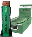 Barebells Protein Bares Hazelnut & Nougat - 12 Conde, 1.9oz Bares - Protein Snacks con 20g de High Protein - Chocolate Protein Bar con 1g de Azúcares Totales - En The Go Protein Snack &amp; Breakfast Bares