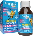 Beelife Bee Propolis Tos Syrup Kids- Triple-Action - Natural Syrup, Brasil Green Propolis, Zinc, Bromelain, Vitamina C- Support Immunity & Recovery - de Brasil, Tutti Fruit Flavor, 150 ml