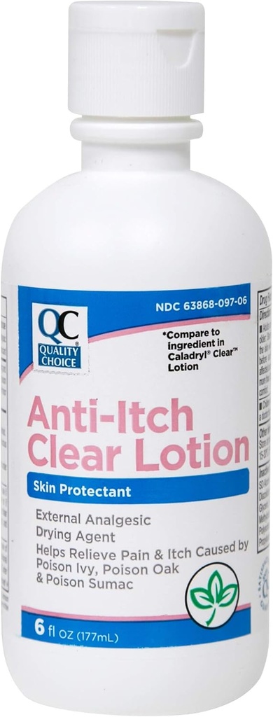 Elección de calidad Anti-Itch Clear Lotion 6 oz - Pack of 3
