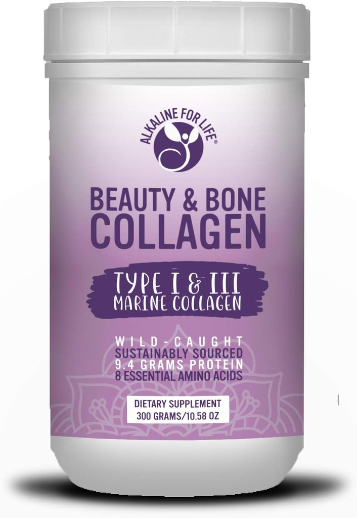 Belleza &amp; Bone Marine Collagen  8 Aminoácidos esenciales ← 9 Grams Protein ← 30 Day Supply