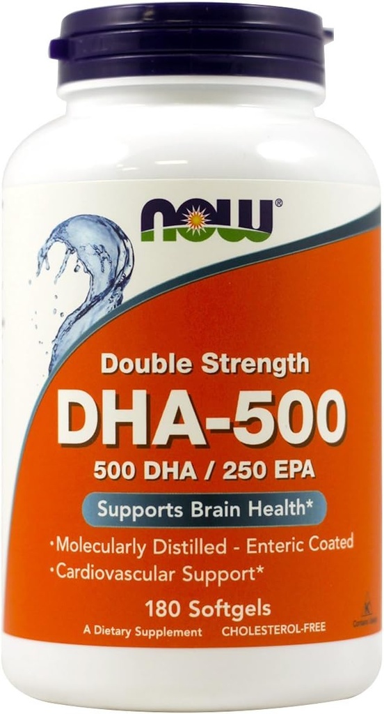 AHORA Alimentos - Dha- 500Mg 180 Sgels (Pack de 2)