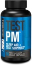 Jacked Factory Test PM Testosterone Booster & Sleep Aid Supplement for Men, Promote Recovery, Muscle Growth, 90 Natural Veggie Pills - 60 Count (Pack of 1)