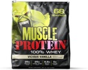 COLOSSAL LABS Muscle Protein Whey Powder [5 lbs/Pack of 1] – Filtro frío, 25g Proteína pura, 6.6g BCAAs (Packaging May Vary) (5LB, Vanilla)