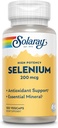 Solaray Selenium 200 Mcg High Potency, 100 Ct