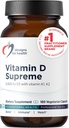 Diseños para la salud Vitamina D Supremo - Vitamina D 5000 UI con 2000mcg Vitamina K como MK4 para la salud ósea, la salud cardíaca, el sostén de la humedad - Vitamina D3 Mejorada con GG Suplemento (180 cápsulas)