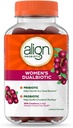 Salud de las mujeres, Prebiótico + Probiótico, con arándano para la salud femenina, Ayuda Nourish &amp; Add Good Bacterias for Digestive Health, 50 Gummies