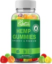 Natural Organic Hemp Gummies Advanced Extra Strength High Potency Hemp Oil Extract Suplemento con Pure Hemp Oil Gluten Free