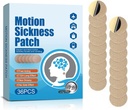 Motion Patches de Enfermedad, 36 Conde Barco EEZ Patches de Enfermedad del Mar No Drowsy para aviones Autobús o Tren, Actuación rápida " 72 Horas Larga Última (36 Conde (Pack of 1))