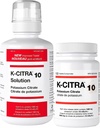 100 Tablets - Suplemento de Citrato de Potasio - Terapia Alkali efectiva " Regimen de dosificación simple - Mejor para el agotamiento de potasio " Piedras renales - Contiene 1080 mg de Citrato de Potasio por Tablet