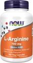 AHORA Suplementos de alimentos, L-Arginina 700 mg, Nitric Oxide Precursor*, Aminoácidos, 180 cápsulas de veg