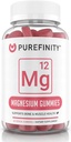 Magnesium Citrate Gummies 600 mg para Adultos – Suplemento de alta absorción para calambres, recuperación muscular, sueño, huesos y apoyo energético – No GMO, alérgenos gratis – 60 gomas veganos