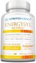 Energías de ciencia aprobada - Caffeine Free - con Adaptogens, vitaminas B y bioperina - 1 mes de suministro - 60 cápsulas - Hecho en los EE.UU.