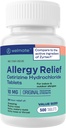 WELMATE - Alivio de la alergia - Cetirizina HCl 10 mg - Antihistamínico de 24 horas - No somnoliento - Runny Nose - Itchy Eyes & Throat - Indoor &amp; Outdoor Alergy Relief Tablets - 500 Tablets