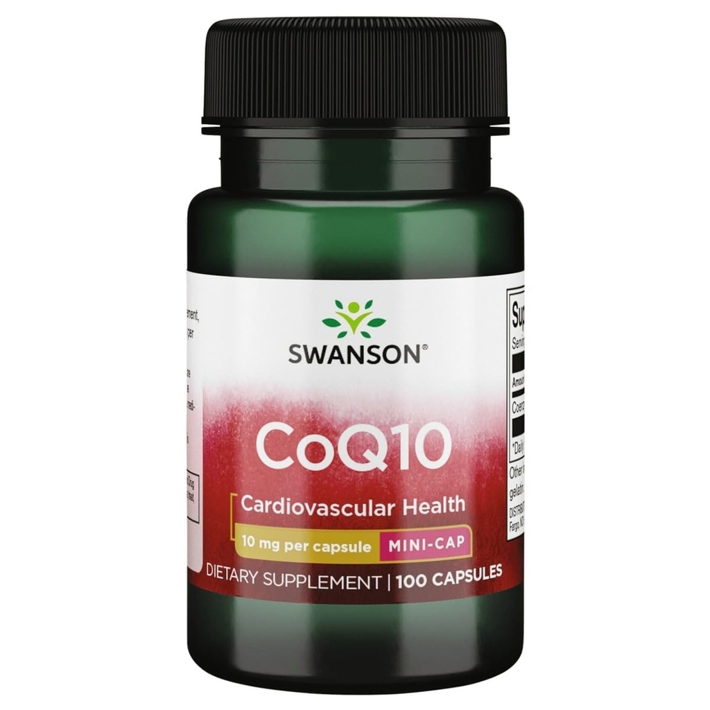 Swanson Coq10 10 Milligrams 100 cápsulas