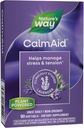 Camino de la Naturaleza CalmAid, Ayuda a manejar estrés y tensión*, Lavanda clínicamente estudiada, No-Drowsy, 90 Softgels