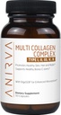 Complejo Multi Collagen - Tipo I, II, III, V, X - Suplemento Collagen para Anti-Envejecimiento, Juntas Saludables, Pelo, Piel y uñas