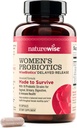 NatureWise Probiotics for Women + Organic Prebiotics D-Mannose & Cranberry - Vaginal Probiotics for PH Balance, Digestive & Urinary Tract - 18 Strains, 20 Billion CFU - 60 Capsules[60-Day Supply]