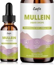 Mullein Drops for Lungs – Mullein Leaf Extract with Marshmallow Root, Perilla " Astragalus for Respiratory Support, Immune Boost " Lung Detox, Natural Herbal Formula, Vegan, 2 fl oz