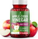 Manivelas de vinagre de manzana - Natural Apple Flavor - Mangas de Keto saludables - No GMO, Vegan, Gluten Gratis - Mangas de sidra de manzana (60 piezas)