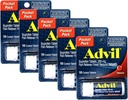 Advil Ibuprofen 200mg (NSAID) Pocket Pack, 10 Tablets Coated (Pack of 5)
