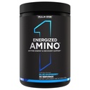 Regla 1 Amino Energizado: En cualquier momento de energía y recuperación Soporte con BCAAs, Glutamina, Citrulline, Beta Alanine y Caffeine de extractos de café verde y hoja de té (Blue Raspberry, 30 Servings)
