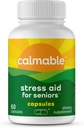 Stress Aid Supplement for Seniors  Feel Happy, Calm, Focused and Relaxed TEN L Theanine, Phosphatidylserine, Ashwagandha ← Stress Support Vitamin Dietary Supplement ¦ 60 Capsules