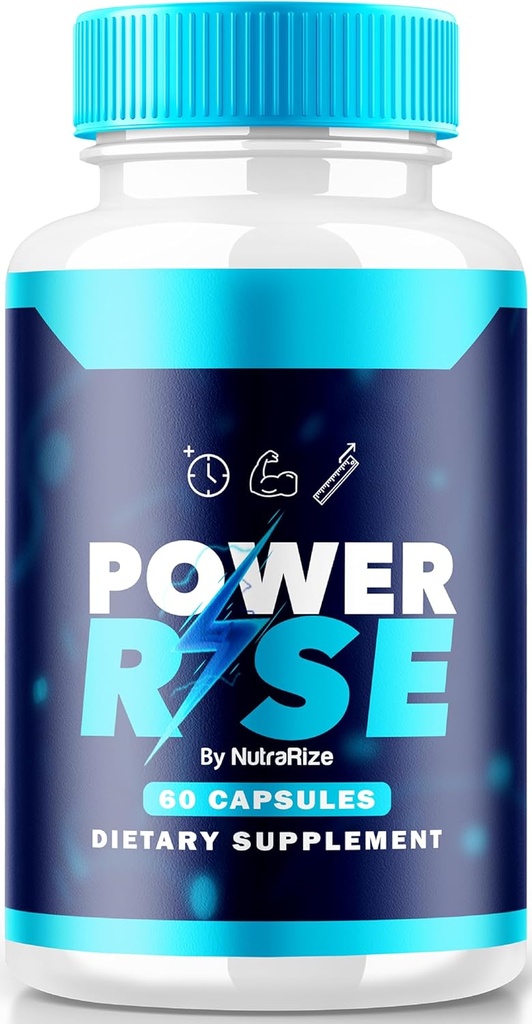 Power Rise for Men, Official PowerRise for Men Pills, All Natural Male Support for Peak Performance and General Health, Premium Power Riser En Capsulas Pastillas Review (60 cápsulas)