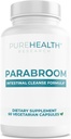 PUREHEALTH RESEARCH Parabroom - Gut Cleanse &amp; Health Supplement - with Black Walnut, Sweet Wormwood Powder, Turmeric Extract, Olive Leaf, Garlic & Onion - Digestive Support for Women &amp; Men 60 Capsules