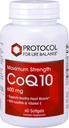 PROTOCOLO PARA LA VIDA BALANCE CoQ10 600mg - con vitamina E &amp; Soy Lecithin - CoQ10 Suplemento - Halal &amp; Egg Gratis - 60 Softgels