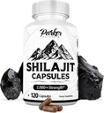 Parker Naturals Pure Himalayan Shilajit Capsules, 2000 mg Strength Shilajit Resin and Fulvic Acid Supplement, Vegan and Gluten-Free Capsules, 120 Conde