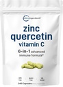 Micro Ingredientes Zinc Quercetina con Vitamina C, 240 Capsules ← Suplementos Zinc para Hombres &amp; Mujeres ← Quercetina 500mg, Vitamina C 500mg, Zinc 50mg