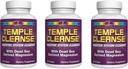 7 Lights Temple Cleanse|3-Pack Special, Magnesium, Oxygen-Based Colon Cleanse Detox, Relieves Occasional Constipation with No Gas or Bloating, Body Detox and Cleanse for Women & Men