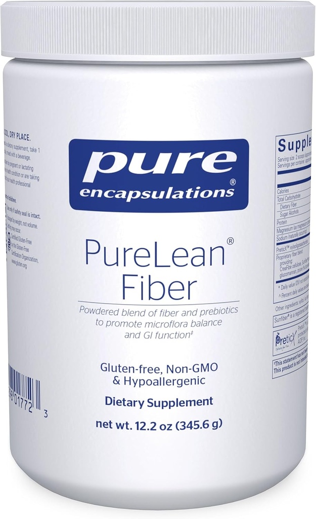 Encapsulaciones puras fibras neumáticas puras leganas tóxicas Powdered Blend of Soluble and Insoluble Fibers and Probiotics to Promote Microflora Balance and GI Function* ← 12.2 Ounces*