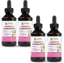 Maxx Herb Valerian Root Extract - Max Strength, Liquid Valerian Root Absorbs Better Than Capsules, for Relaxation and Restful Sleep, Alcohol-Free - 4 Bottles, 4 Oz Cada (240 Servings)