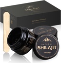Shilajit Natural Himalayan Resina orgánica 20 gramos, suplemento puro Shilajit Ácido Fulvico enriquecido " 85+ Minerales Trace, Nutrientes vegetales para la energía, apoyo metabolismo " Sistema Inmunitario