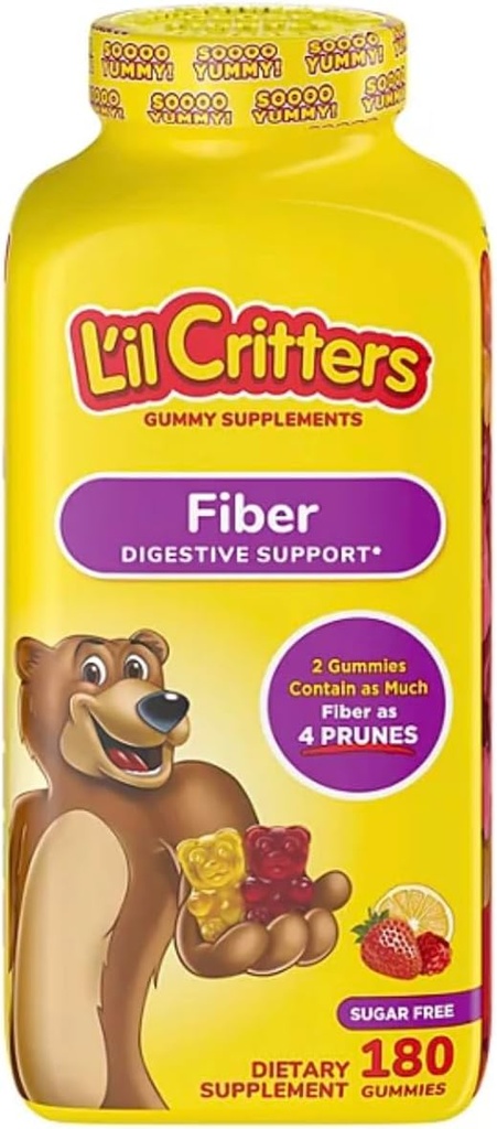 L'il Critters Fiber Gummies, Sugar Gratis, 180 Conde