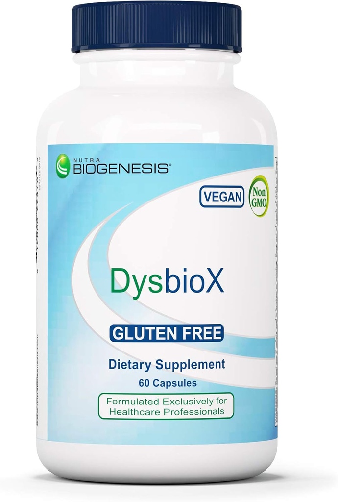Nutra BioGenesis DysbioX - Green Tea Pills, Antioxidant Support Supplement for Women ' Men with Vitamin C, Zinc, Green Tea & Grape Extract - 60 Vegan Capsules