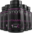 (5 Pack) Raw Whole Food Vitamina C de Berries, Antioxidantes Premium, Bioflavonoids & Polyphenols, 300 cápsulas Vegan