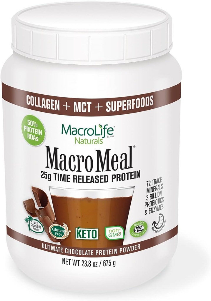 MacroLife Naturales MacroMeal Omni Protein - Chocolate - 15 Servimientos