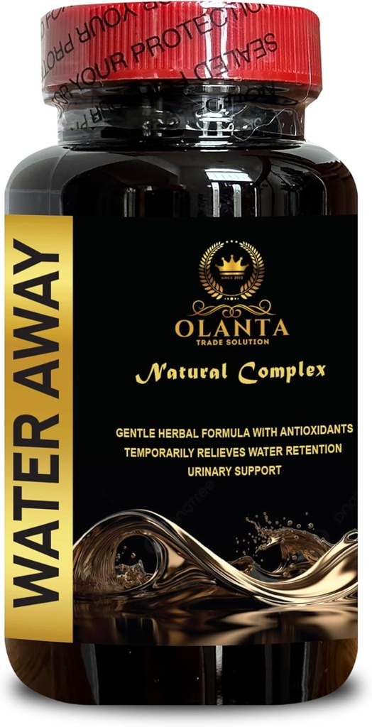 Píldoras de retención de agua genéricas - Agua Away - Agua Píldoras Vitaminas, Agua Píldoras Retención de agua, Diuréticos naturales para la retención de agua, Agua Píldoras Vitaminas, Actuación rápida Alivio de Bloating - 1 Botella