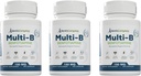Benfotiamine Multi-B Neuropatía Soporte Fórmula 150mg 120 Gelatin Capsules por Botella - Pack de 3 Botellas