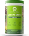 Increíble Grass Greens Blend Energy: Smoothie Mix, Super Greens Powder " Plant Based Caffeine with Matcha Green Tea " Beet Root Powder, Lemon Lime, 60 Servings (Packaging May Vary)