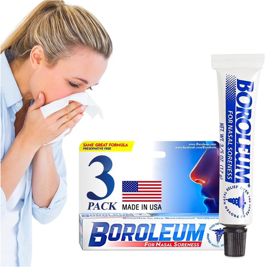 Boroleum Dry Relief Nasal Soreness ' Stuffy Nose Relief